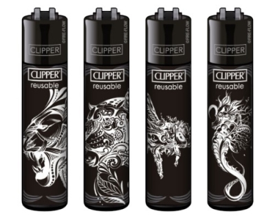 clipper-feuerzeuge-set-tribal-ink